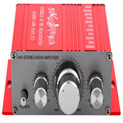 12V Hi Fi Car Amplifier Subwoofer Music Player Aluminum Car Digital Stereo Amplifier 2 Channel Audio Домострой