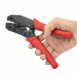 Drillpro AWG 22 10 0 5 6 0mm2 Insulated Terminal Ratcheting Crimping Plier Ratchet Hand Tool Домострой