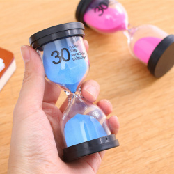 1 3 5 10 30 minutes plastic hourglass Colorful sand hourglass toothbrush timer shower timer gift