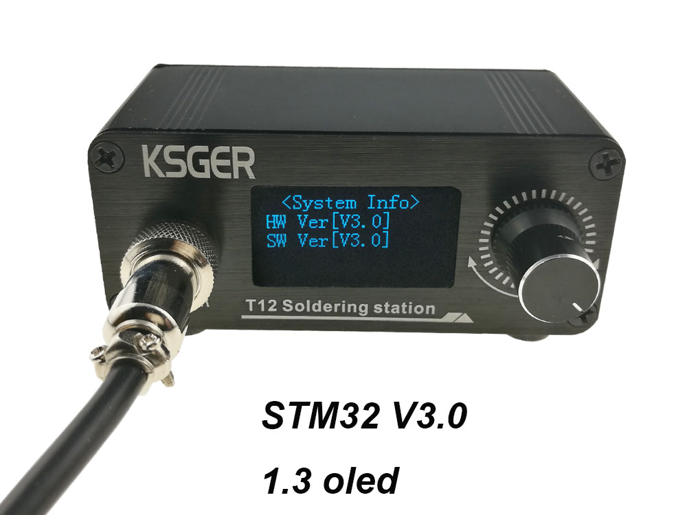 KSGER T12 OLED Soldering Iron Station STM32 V3.0 DIY Kits FX9501 Electric Tools Temperature Controller Stings Welding Tips MIni (4)