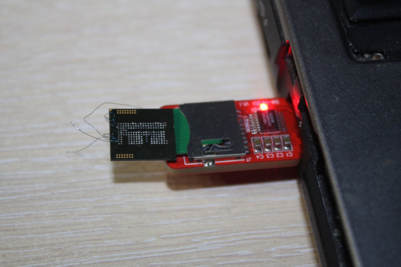 Адаптер USB-microSD Sanwu SW-HF201. Практикум по некромантии