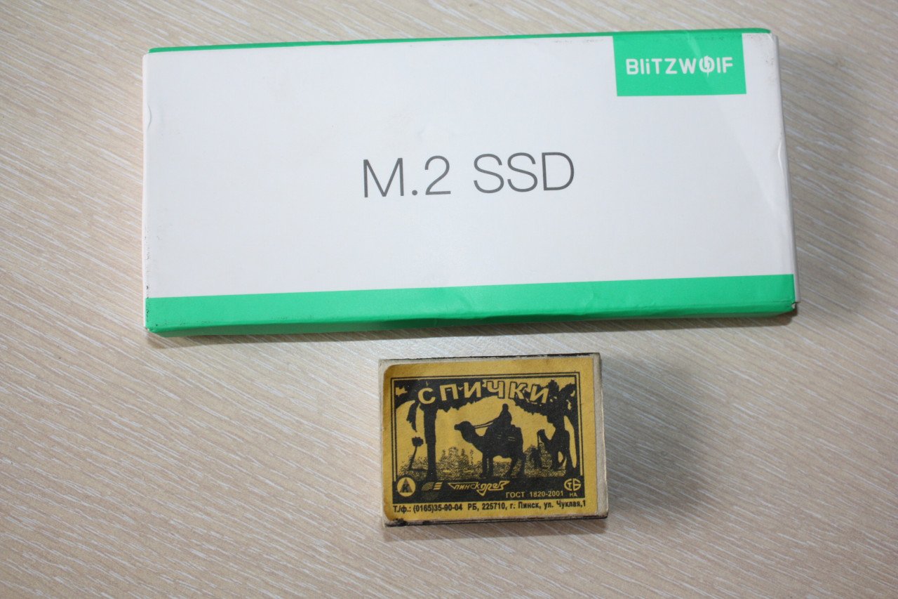 SSD накопитель BlitzWolf BW-NV2 (М.2-2280, 256Гб, NVMe)